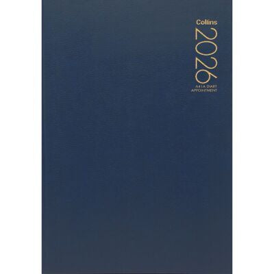 2026 Collins A41A Appointment Diary Navy Day to Page