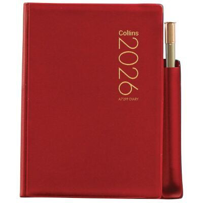 Collins Diary A72 Red 2 Days Per Page 2026