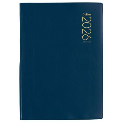 2026 Collins A51P Diary Blue PVC Day to Page