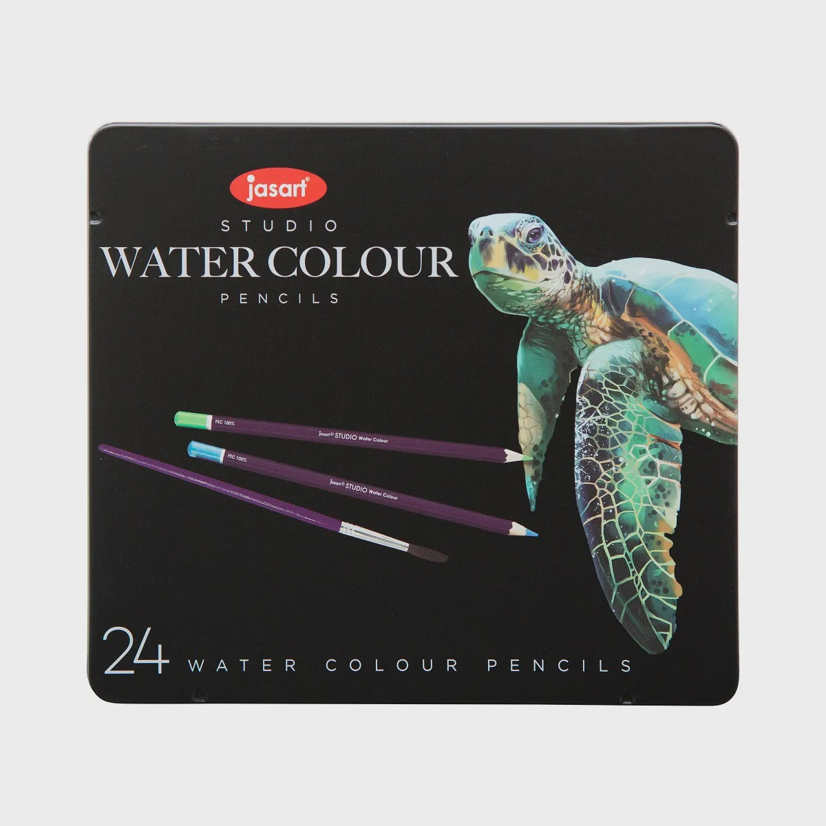 Jasart Watercolour Pencil Tin Set 24
