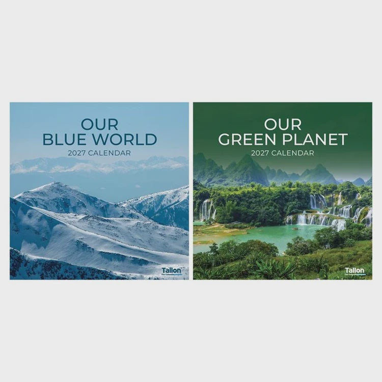 Square Calendar Our Blue World/Our Green Planet 2027