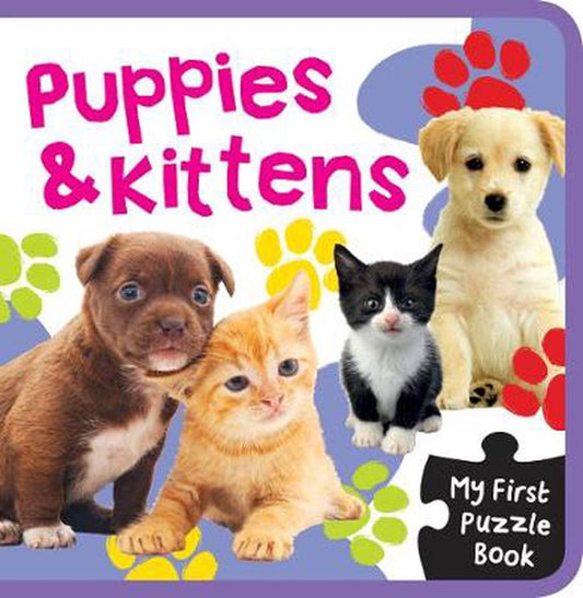 Eva Puzzle Books: Puppies & Kittens - Board Book