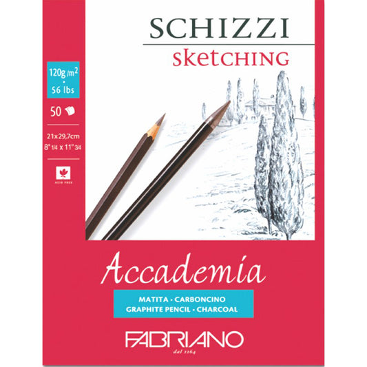 FABRIANO ACCADEMIA SKETCH PAD 120GSM 50 SHEETS
