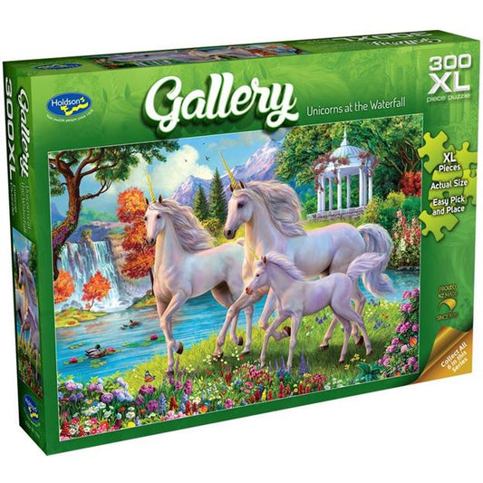 Holdson Gallery Puzzle 300pc XL - Unicorn Waterfall