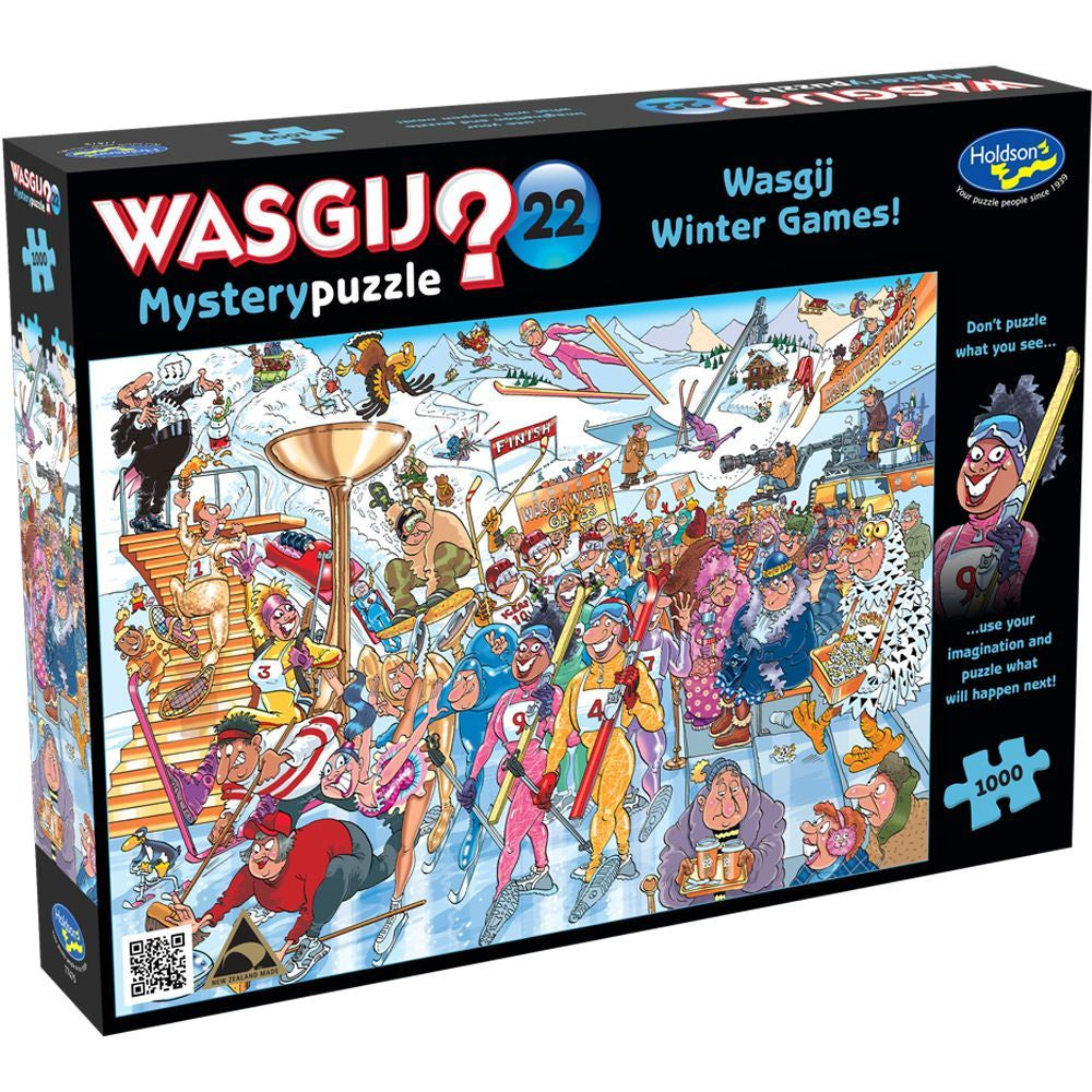 Wasjig  Mystery - Puzzle 22 1000pc - Winter Games!