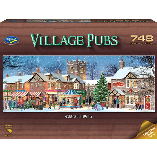 Holdson Puzzle - Village Pubs, 748pc (Celebrate in Winter)