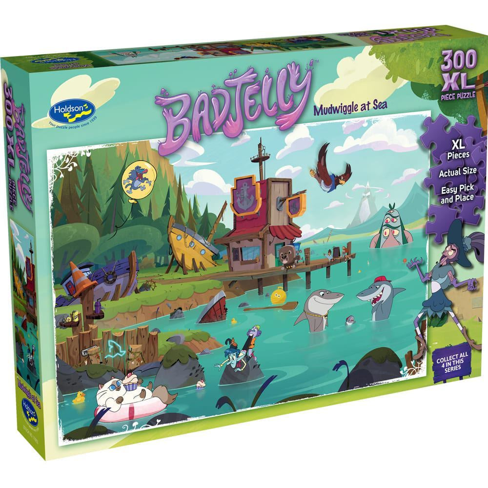 Holdson Puzzle - BadJelly the Witch, 300XL  (Mudwiggle at Sea)