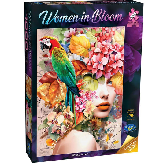 Holdson Puzzle - Woman in Bloom, 1000pc (Wild Flower)