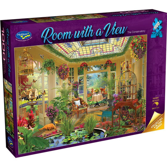Room With A View 1000pc Jigsaw Puzzle - The Conservatory