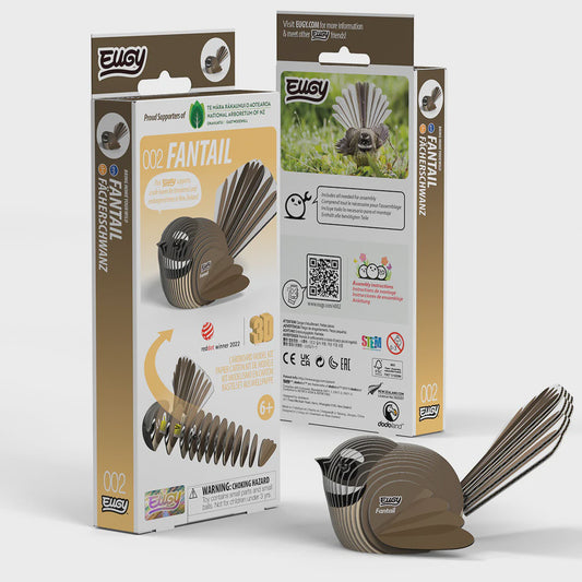 Eugy Fantail 3D Cardboard Model Kit 002