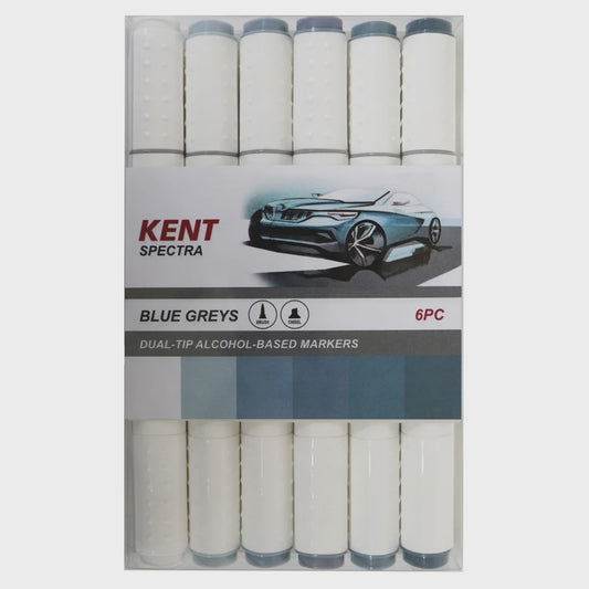 Kent Spectra  Brush Marker St/6 Bluegrey