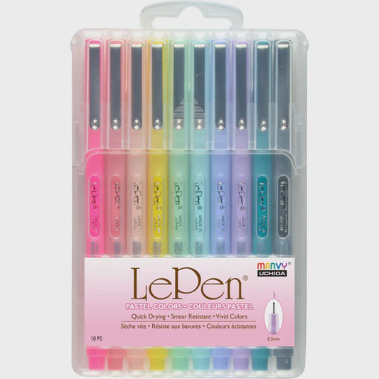 Marvy LePenn Pastel Colours#4300 (10 pce)