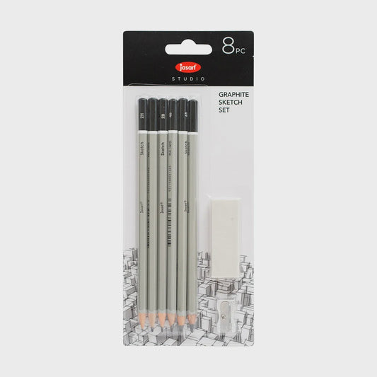Jasart Studio Graphite Sketch Set 8Pc