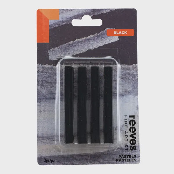 Reeves Pastels Fine Artist Black 4 Pce