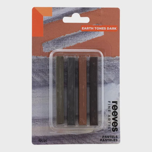 Reeves Pastel Fine Artist Earthtone 4 Pc