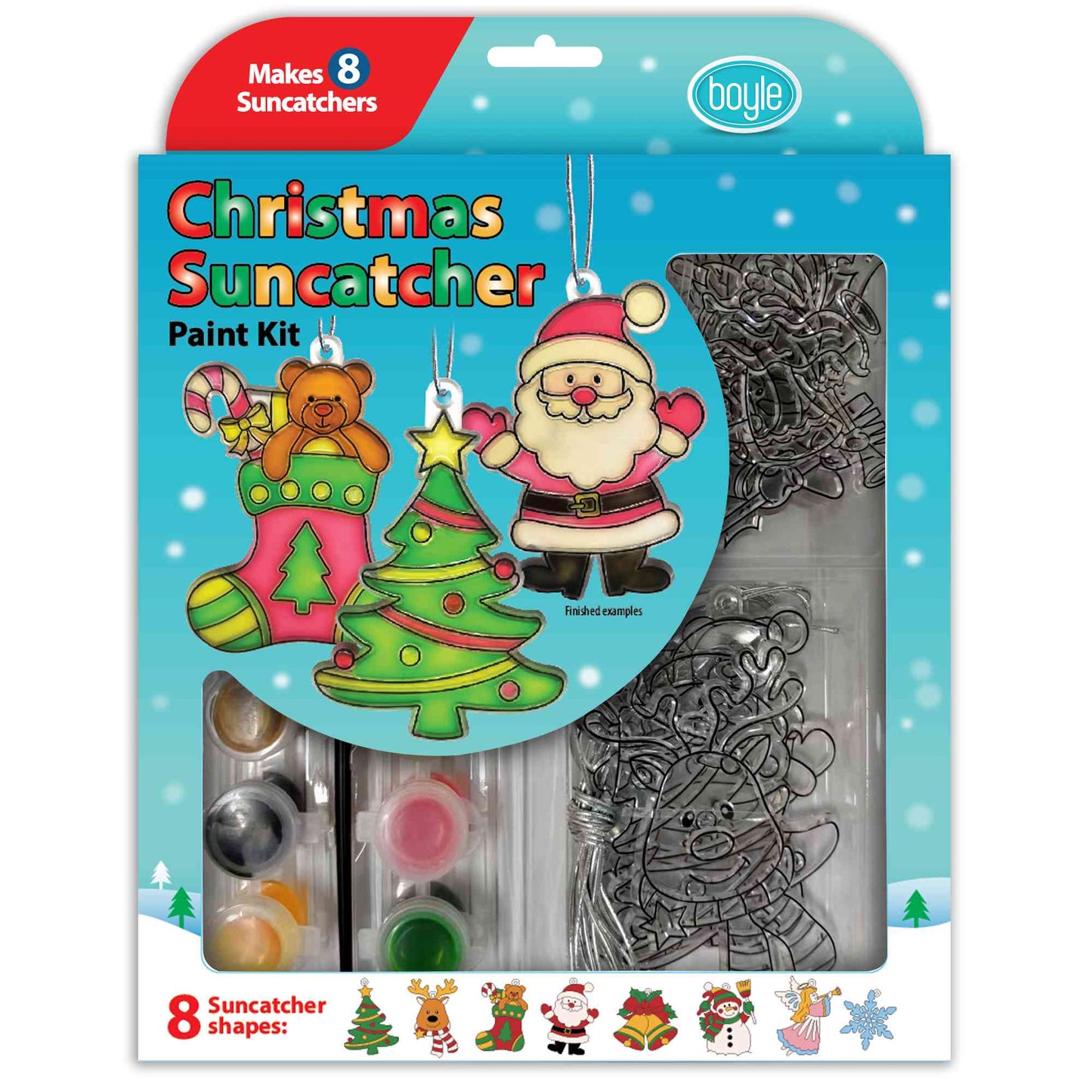 Boyle Christmas Suncatcher Paint Kit