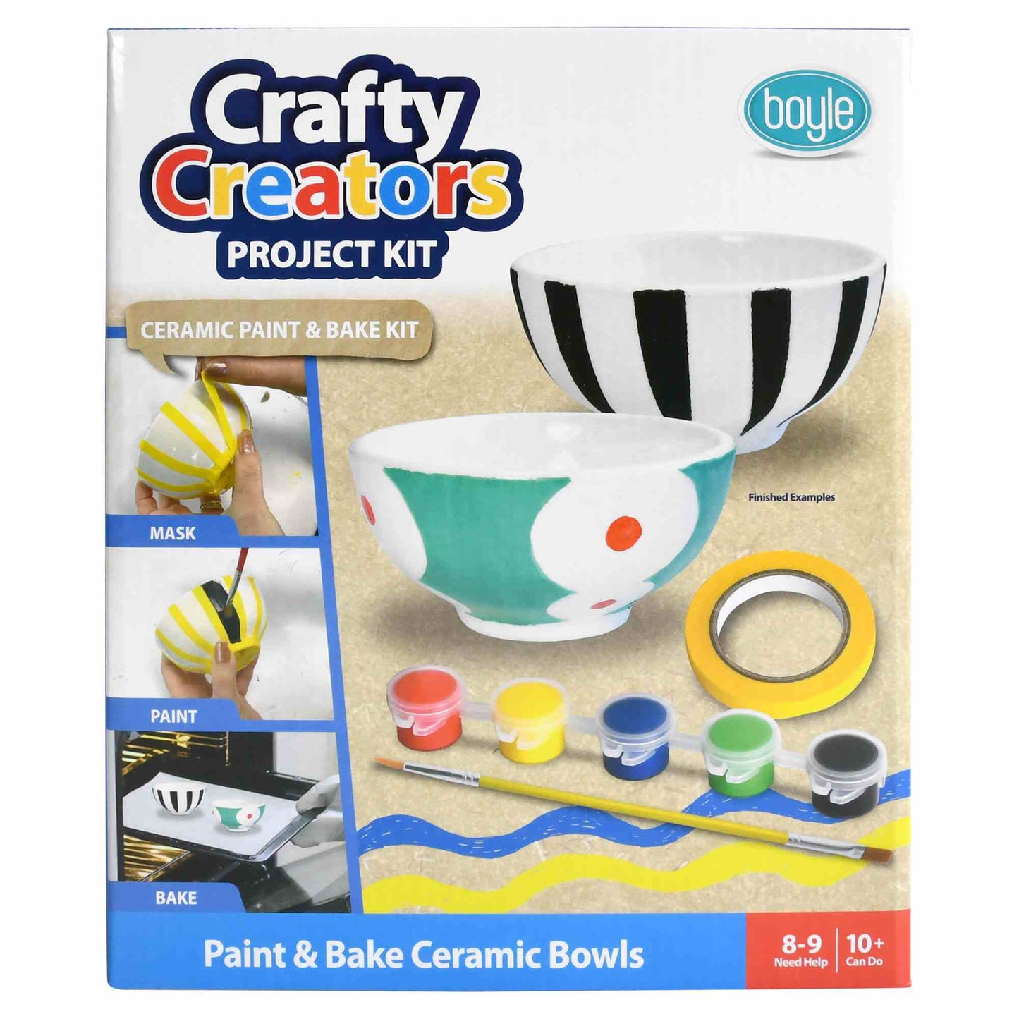 Boyle Crafty Creators Paint & Bake Bowls