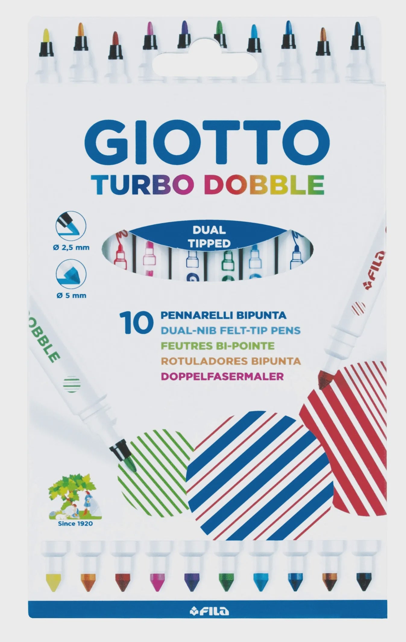 Giotto Double Felts 10Pc