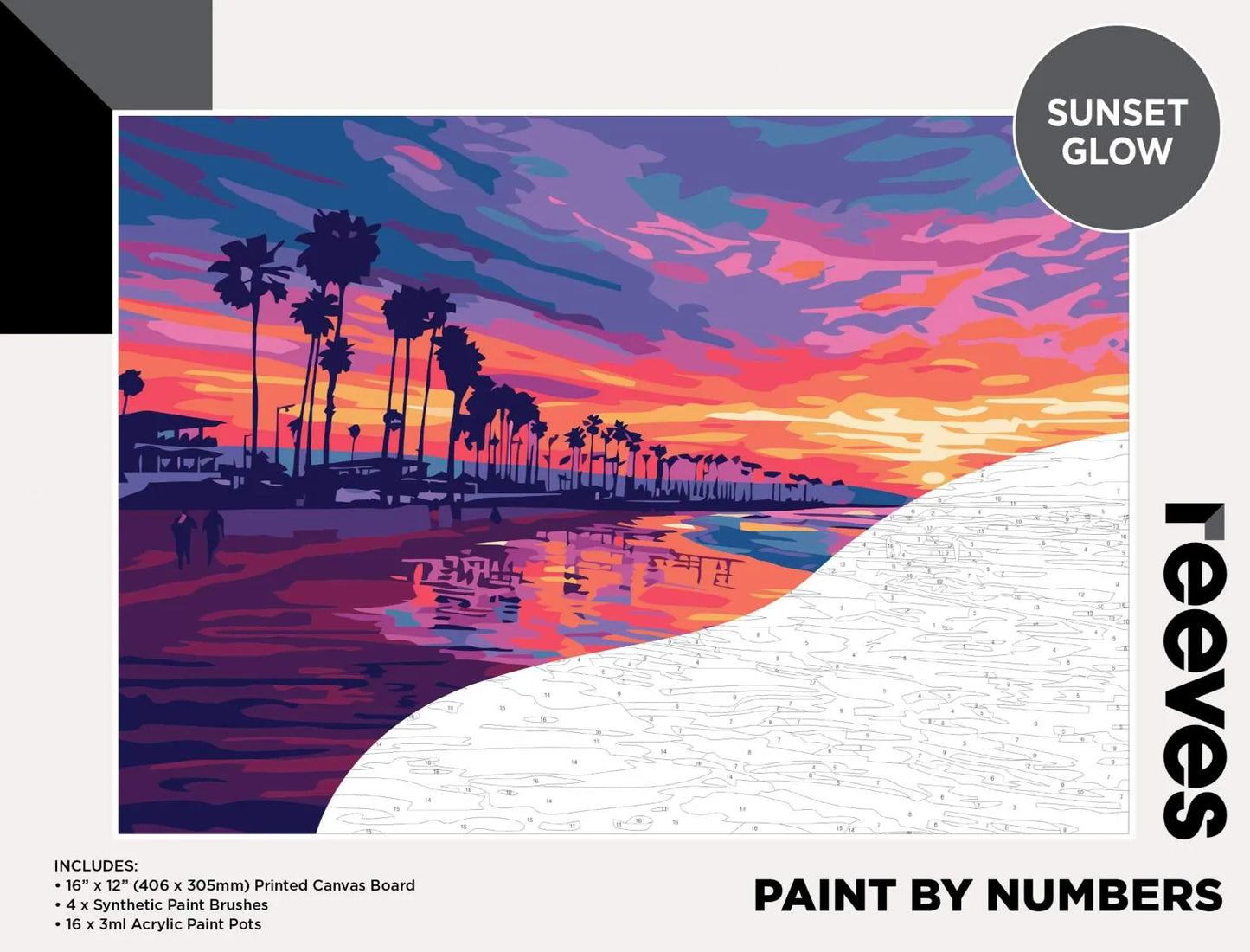 Reeves Paint By Numbers - 20 Designs