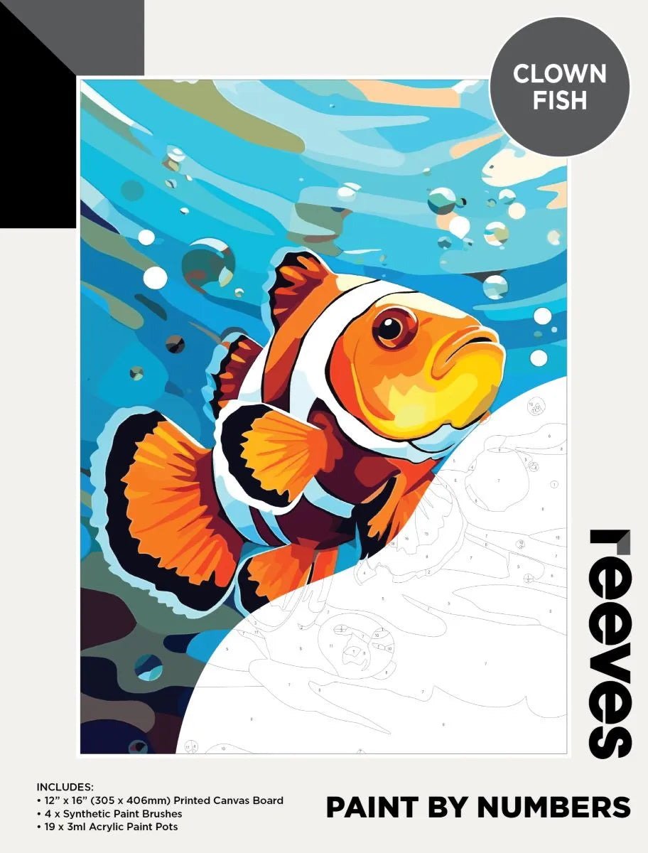 Reeves Paint By Numbers - 20 Designs