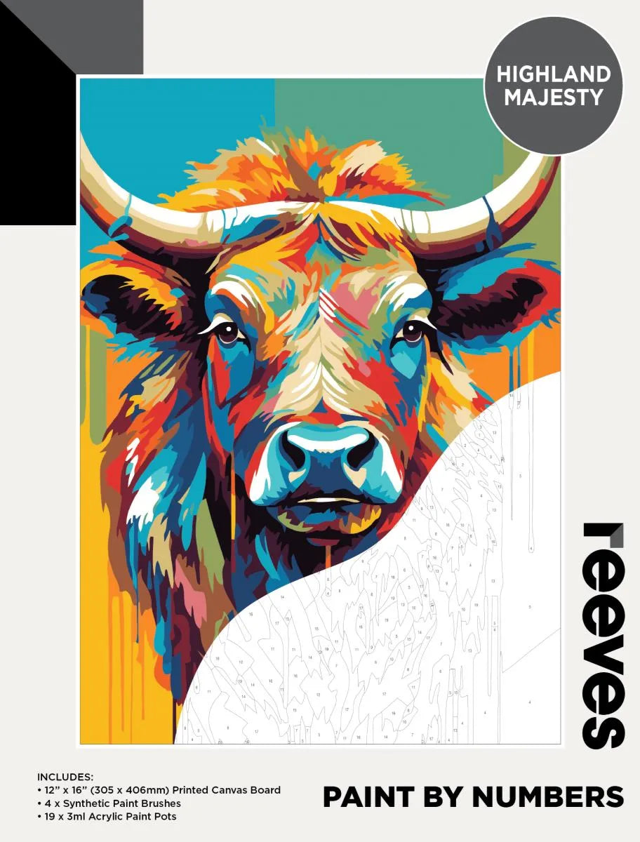 Reeves Paint By Numbers - 20 Designs