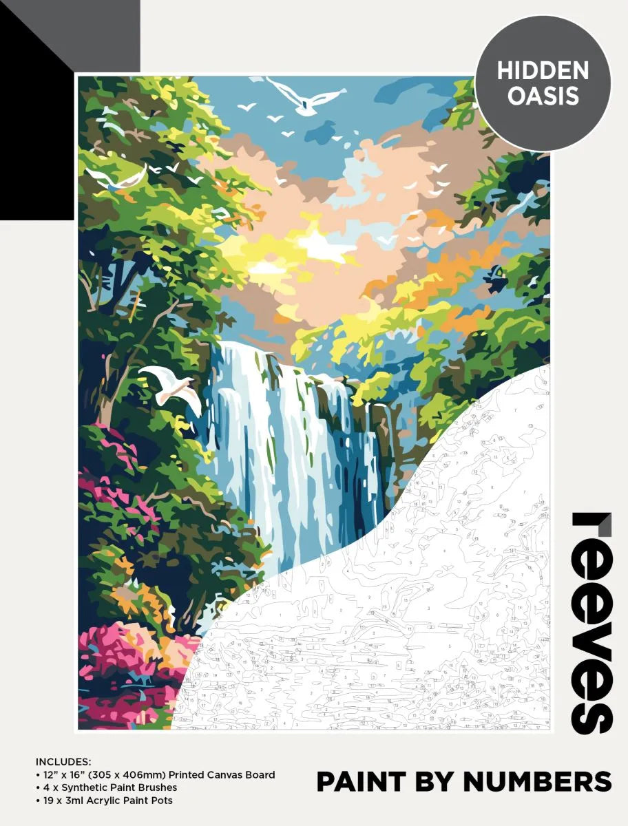 Reeves Paint By Numbers - 20 Designs