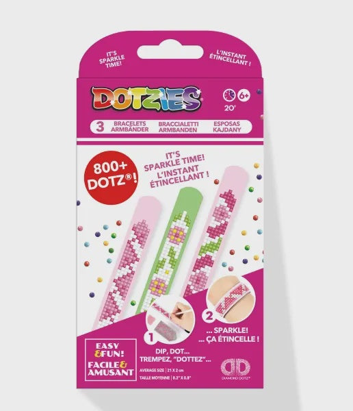 Diamond Dotz Dotzies Bracelet Packs - Pretty in Pink