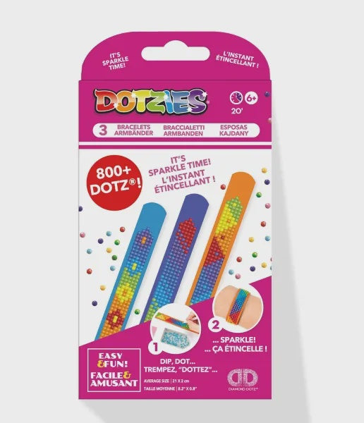 Diamond Dotz Dotzies Bracelet Packs - Mardigras