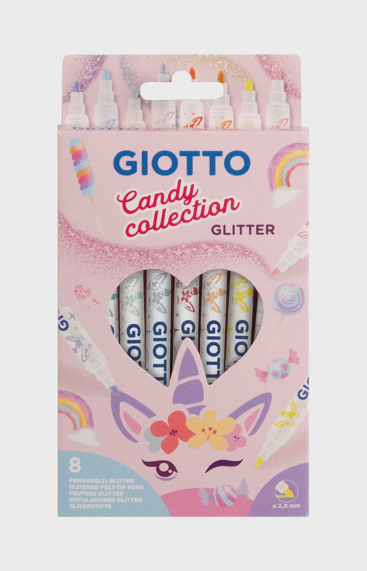 Giotto Candy Turbo Collection Glitter Markers