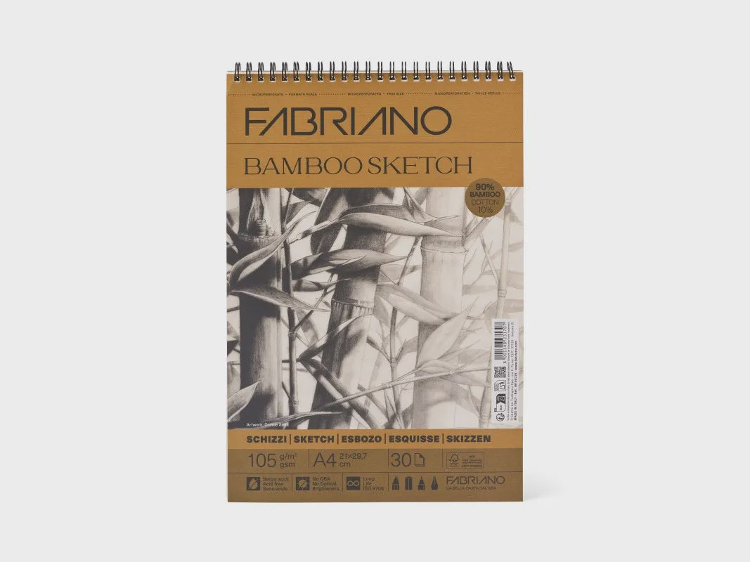 Fabriano Bamboo Sketch Pad 105gsm A4