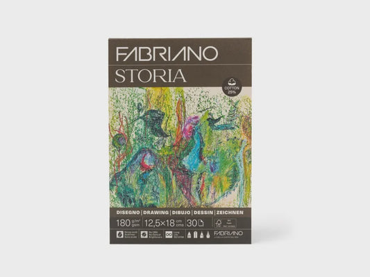 Fabriano Storia Drawing Pads 180Gsm 12.5 x 18cm
