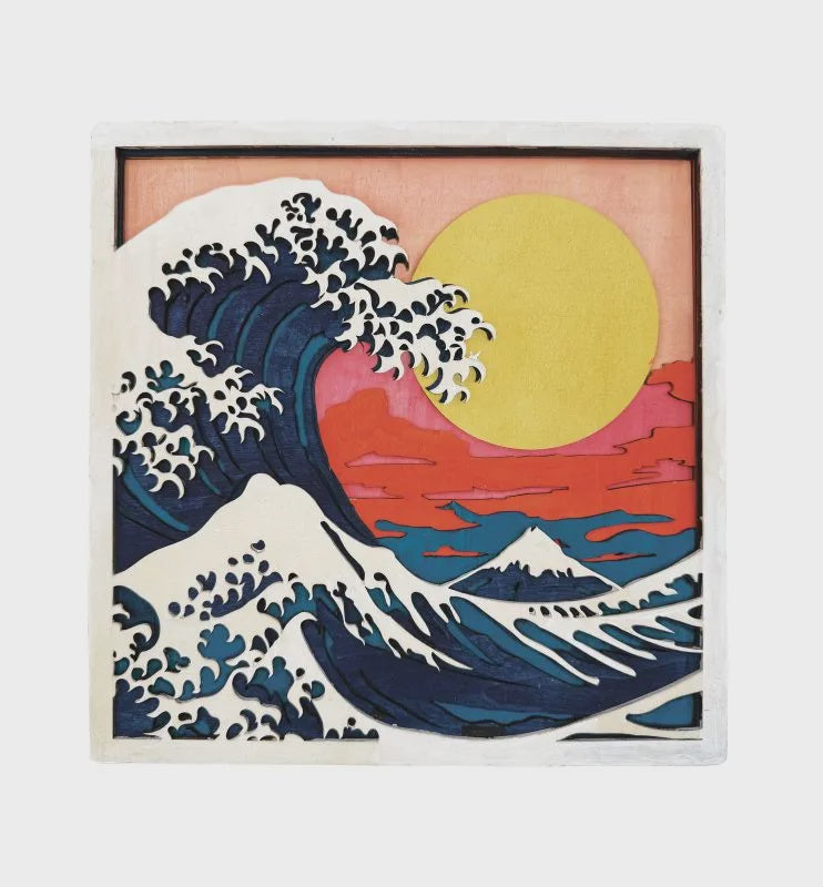 Splat Planet  Wooden Art Kits- Wave