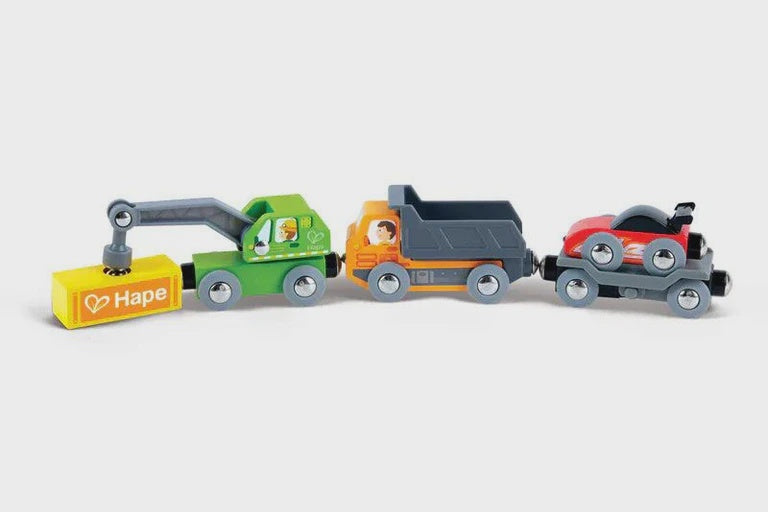 Play Essentials Colourful Construction Vehicles Fleet