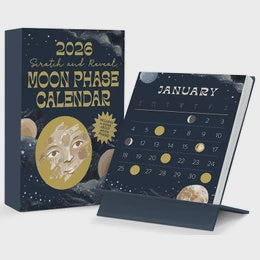 2026 Scratch & Reveal Moon Phase Calendar