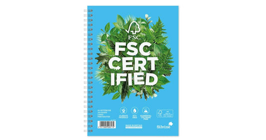 Silvine FSC Twin Wire Notebook A5
