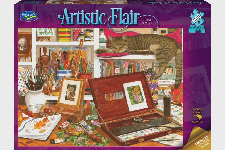 Holdson Puzzle - Artistic Flair, 1000pc (Paint & Draw)