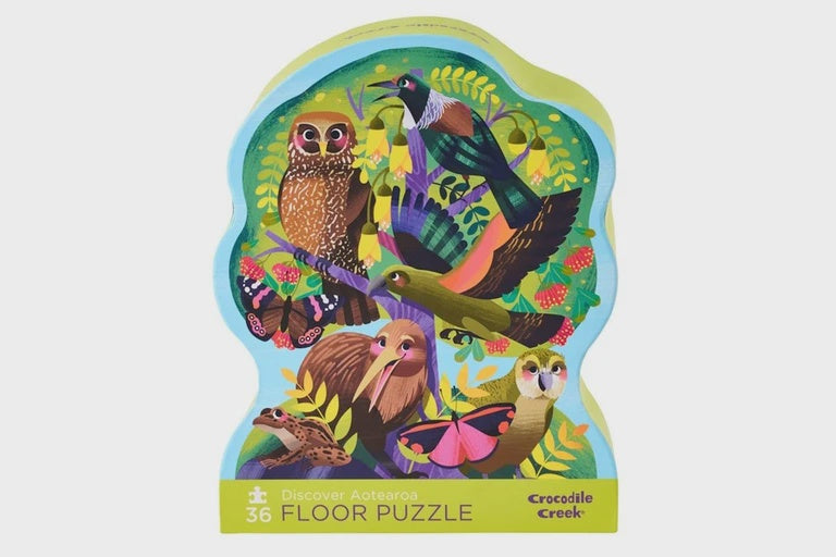 Crocodile Creek Discover Aotearoa Floor Puzzle