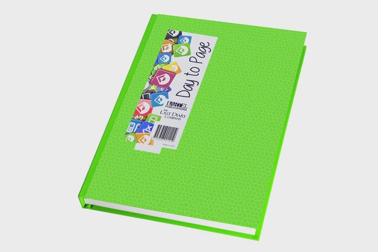 A5 Day to Page Casebound Green 2026