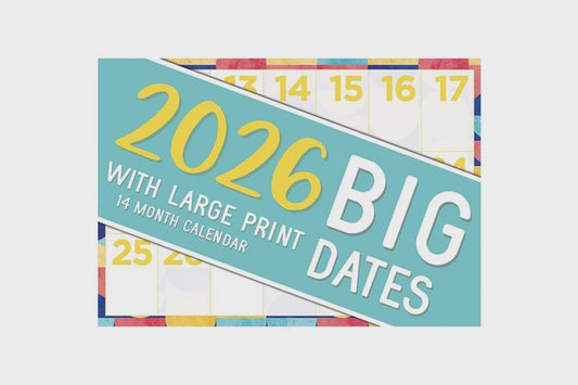 2026 Big Dates 14 Month Calendar