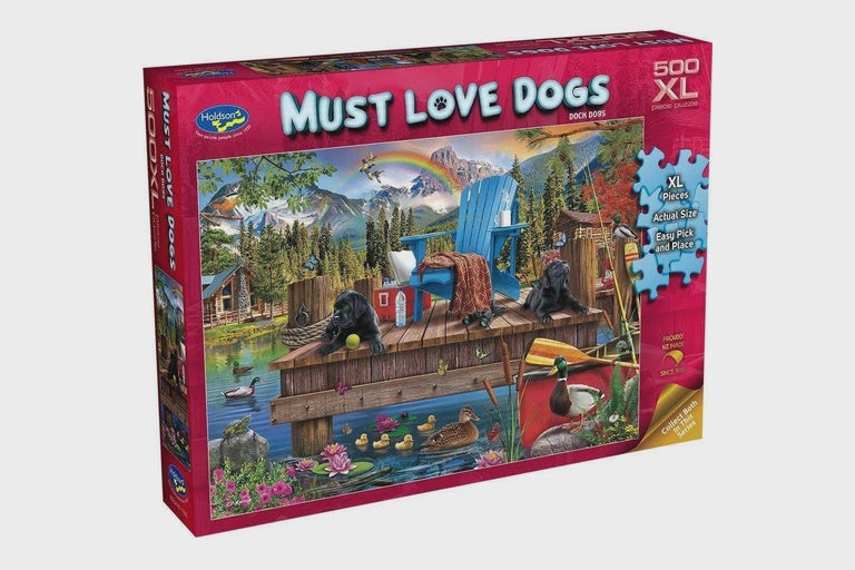 Must Love Dogs 500XL pc Puzzle - Dock Dogs
