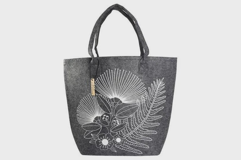 Tote Bag Large Felt NZ Grey