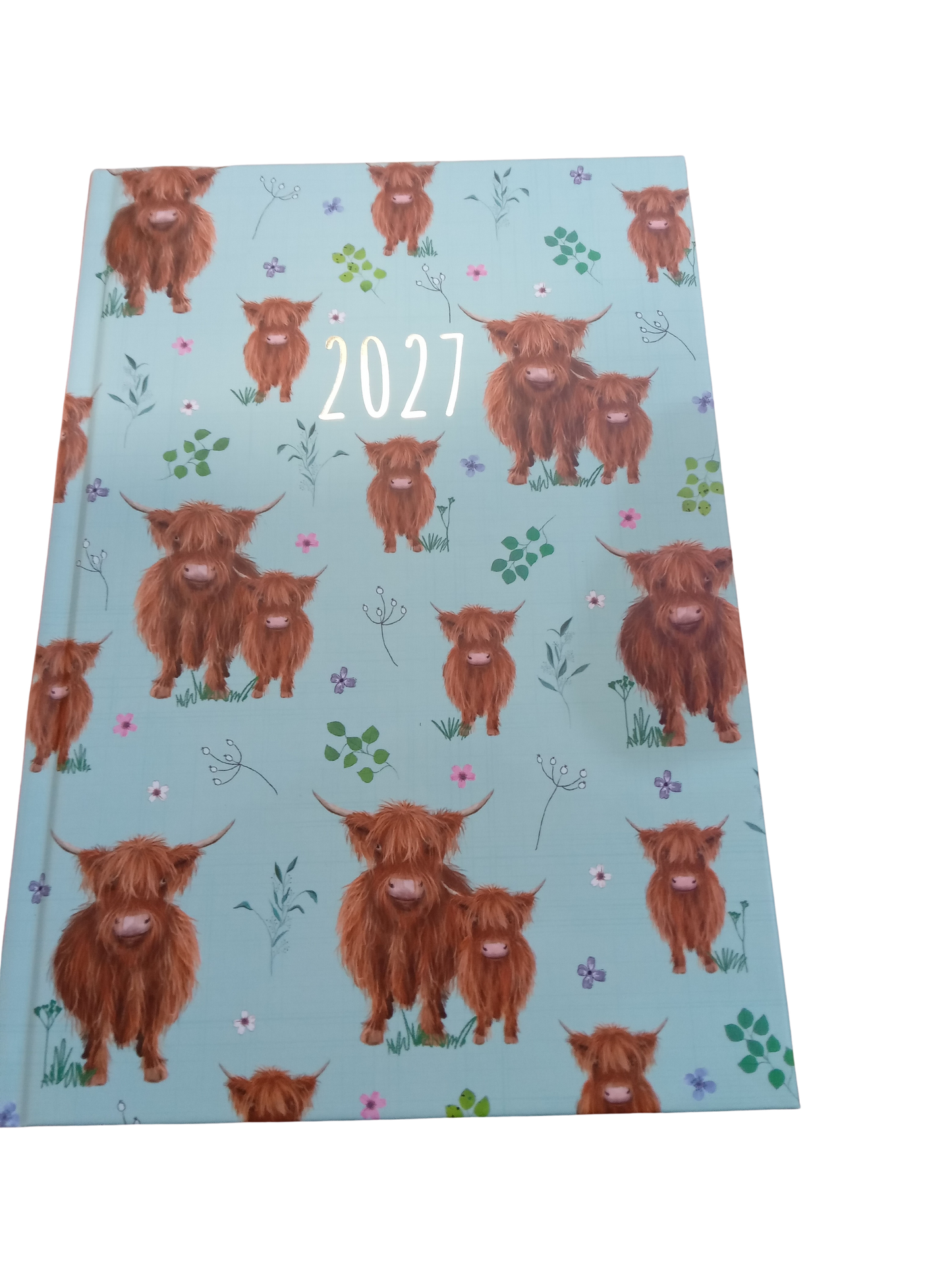 Diary Fashion A5 WTV Highland Cow 2027