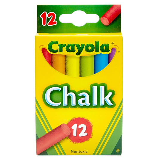 Crayola Chalk Coloured 12 Pack