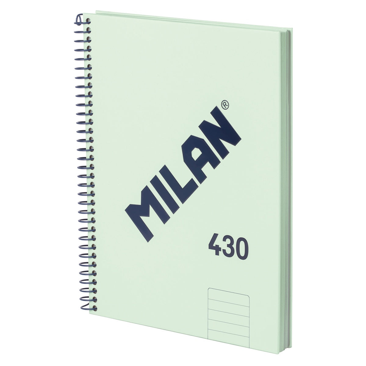 Milan Notebook Spiral Hardcover A5 Green