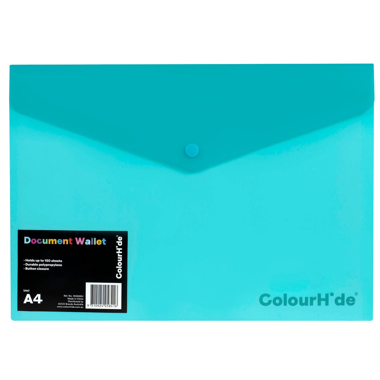 Colour Hide Document Wallet A4