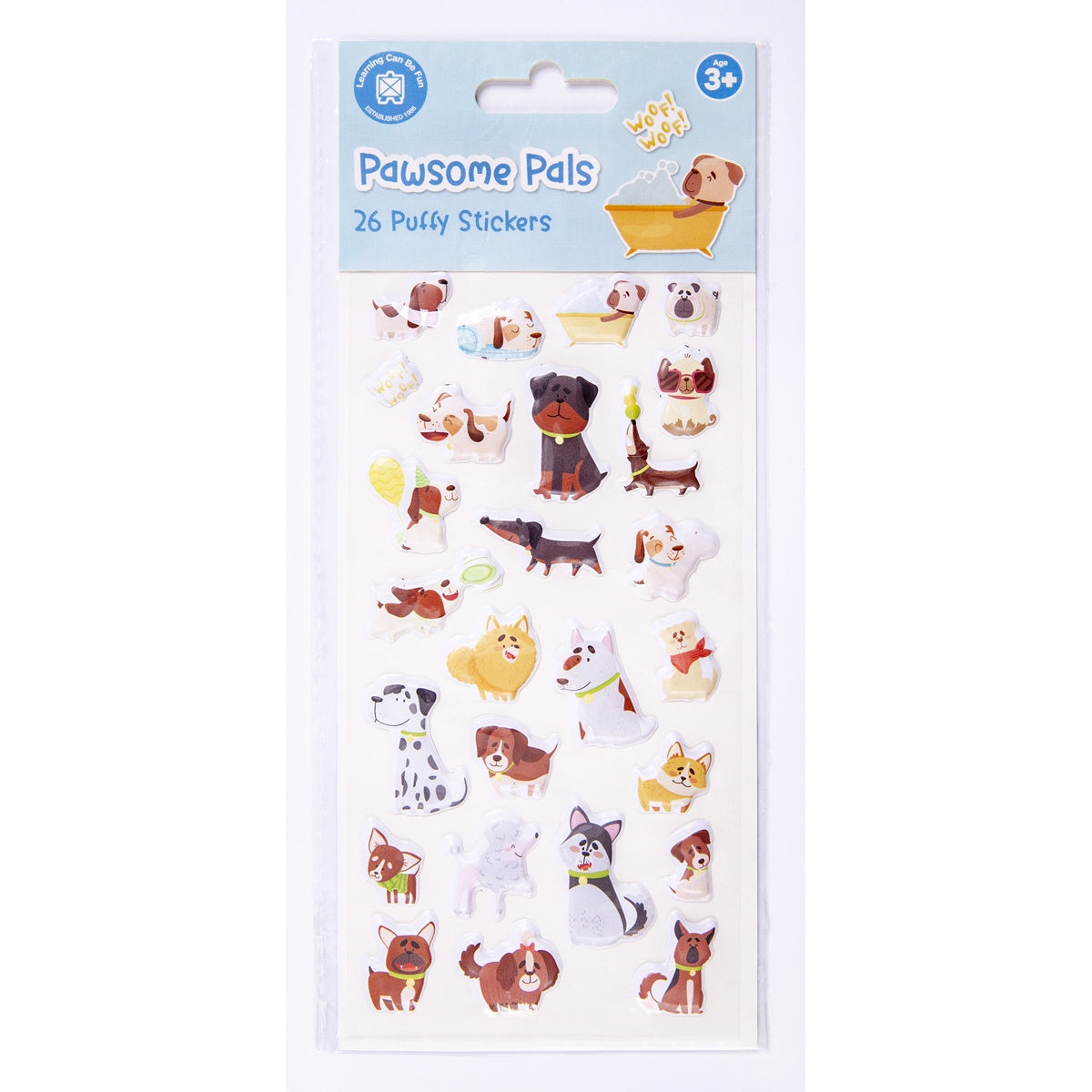 Puffy Sticker Set Pawsome Pals