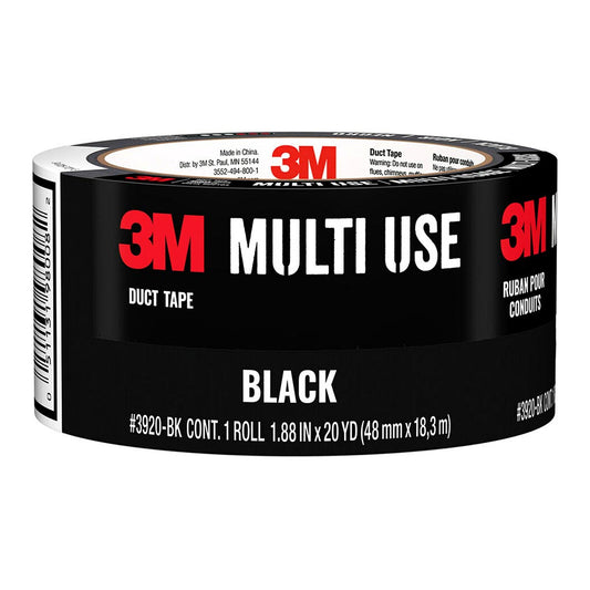 3M Duct Tape Multi-Use 3920-BK 48mm x 18.2m Black