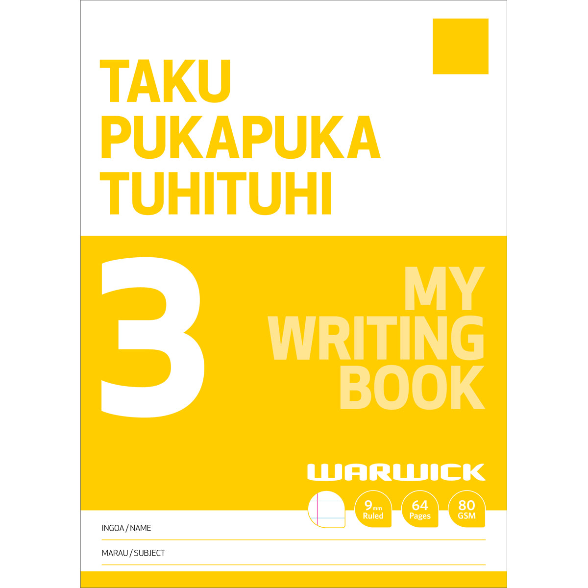 Warwick My Writing/Literacy Book 3