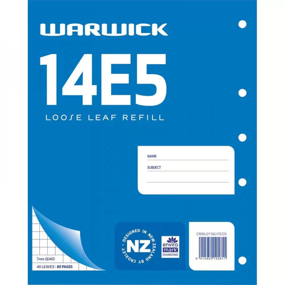 REFILL PAD WARW 7MM QUAD 14E5 LOOSE 40LF