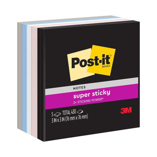 Post It Sticky Notes 76x76mm simply serene 5pk